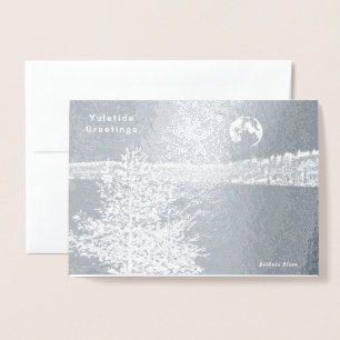 Carte Dorée Walden Pond : Salutations à Yuletide-
