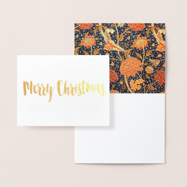 Carte Dorée William Morris Cray Floral Art Nouveau Motif (Affichage)