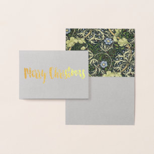 Carte Dorée William Morris Seaweed Pattern Floral Vintage