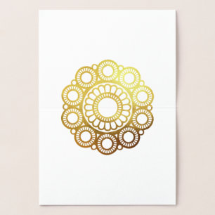 Carte Dorée Zeeuwse Knop - Gold Foilcard