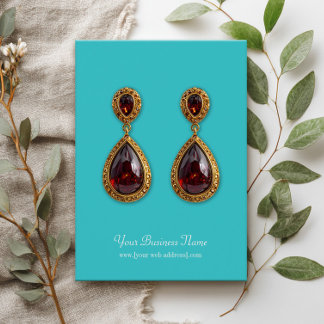 Carte d'oreille personnalisée simple et simple tur