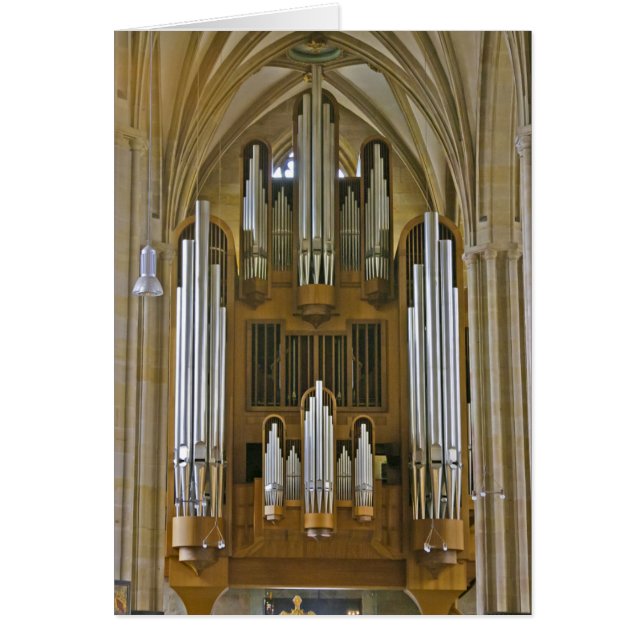 carte d'orgue de la cathédrale d'Erfurt (Devant)