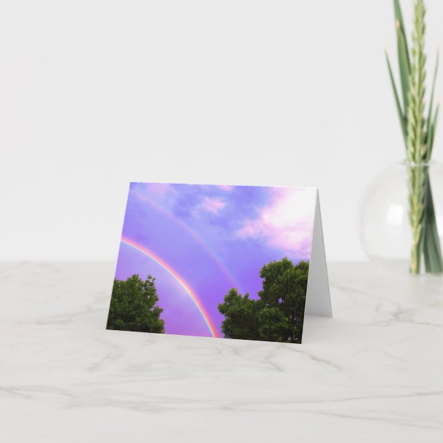 Carte Double arc-en-ciel (Devant)