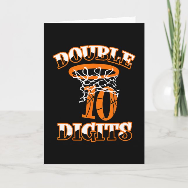 Carte Double Digits Birthday Decorations Boy 10 Sketll 1 (Devant)