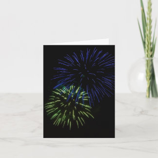 Carte Double éclatement de Fireworks