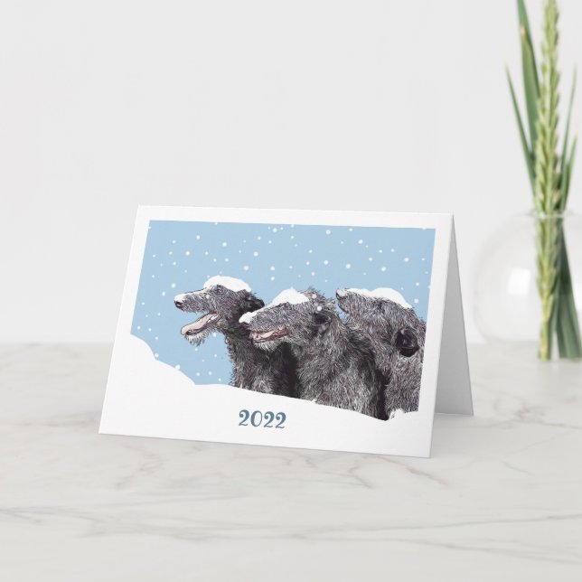 Carte double pour fêtes annuelles (Devant)