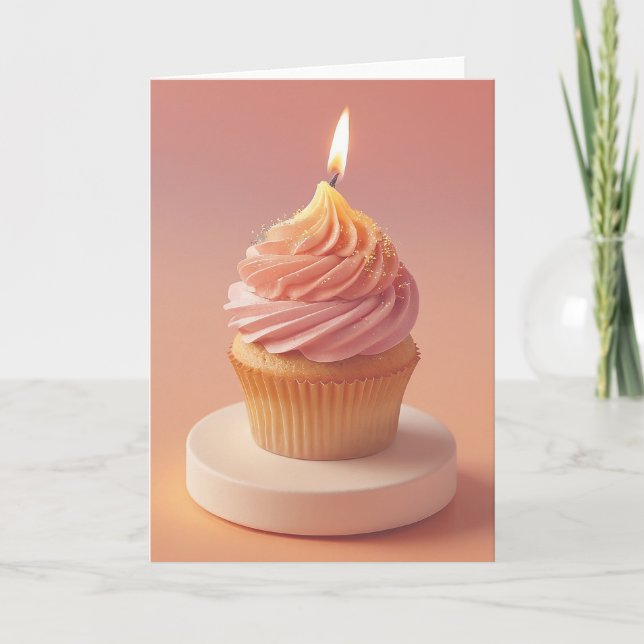 Carte Douce célébration pour une star d'anniversaire (Devant)