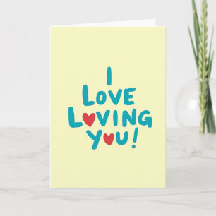 Carte douce « J'aime t'aimer »