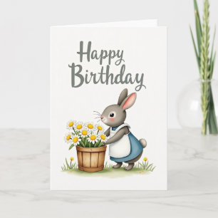 Carte Douce Lapine Daisy
