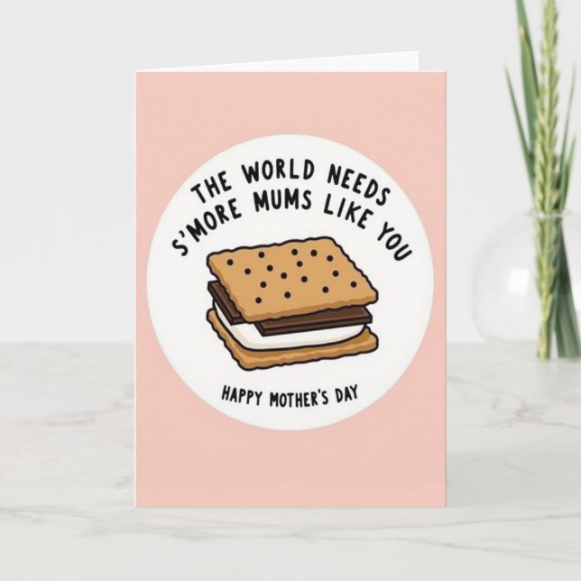 Carte Douce Maman Marshmallow (Devant)