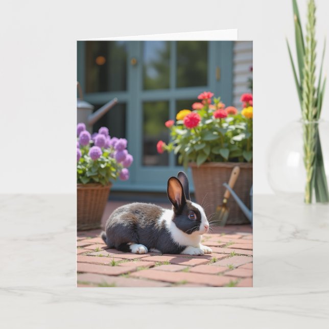 Carte Douce Mère Lapin (Devant)