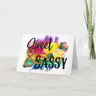 Carte Douce & Sassy