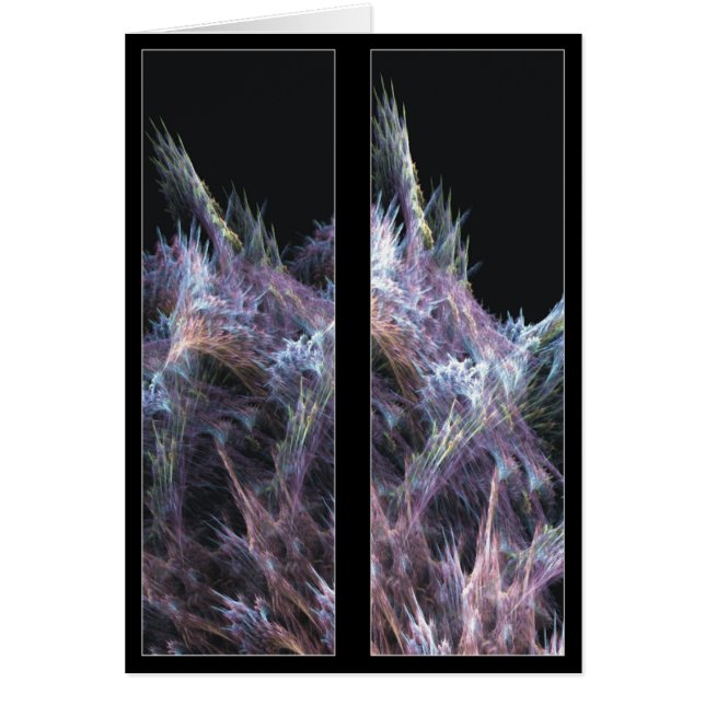 Carte doucement de corail de signet (Devant)