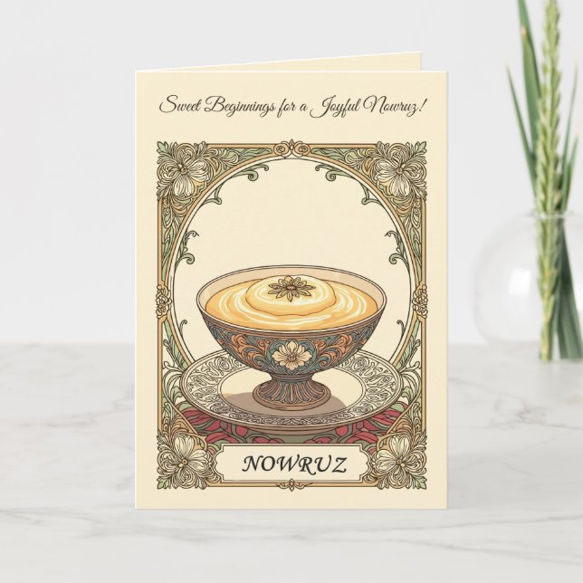 Carte Douces prémices : célébration du Samanu et du prin (Devant)