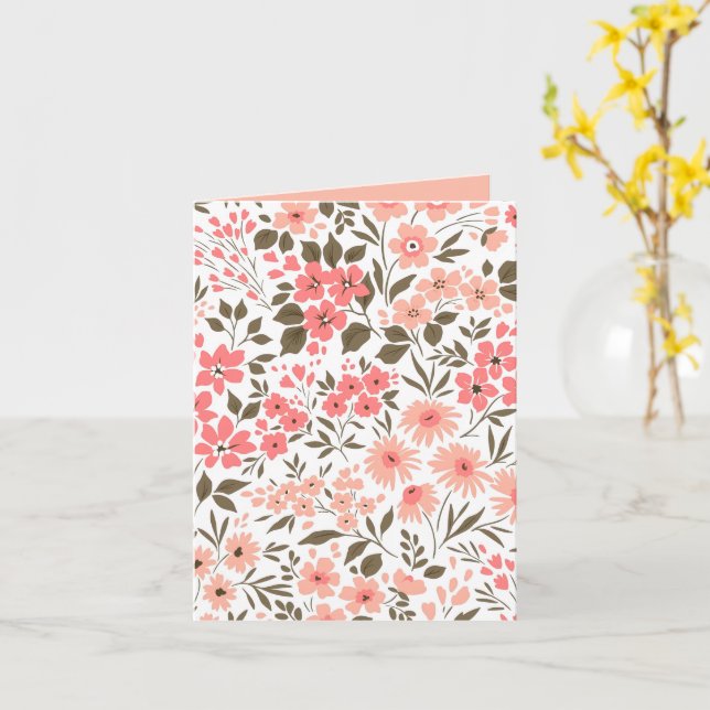 Carte Douces rêves floraux (Fleur jaune)