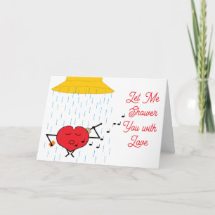 Carte Douche d'amour :