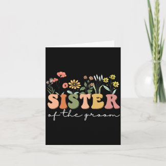 Carte Douche de mariage pour la sœur de la mariée