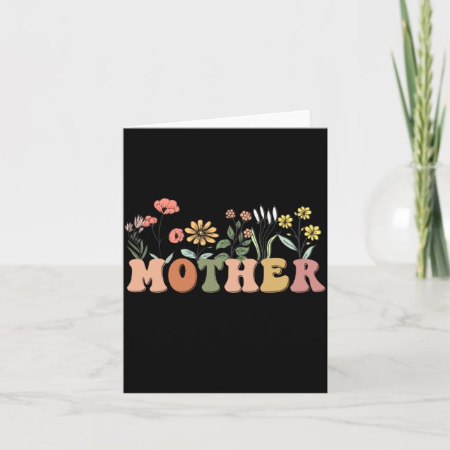 Carte Douche de mariage pour maman de la part du marié,  (Devant)