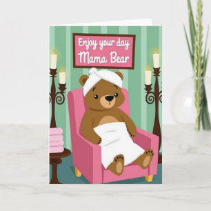 Carte d'Ours de Spa pour la Fête des Mères Relaxan