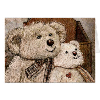 Carte d'ours en peluche Carroll