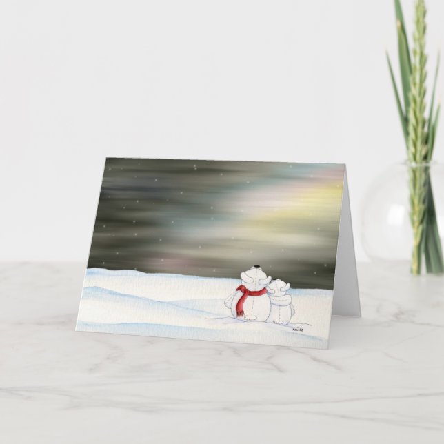 Carte d'ours polaires (Devant)