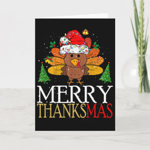 Carte Doux dindon gobble gobble de Thanksgiving Pèlerin 