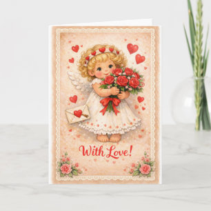 Carte doux enfants anges