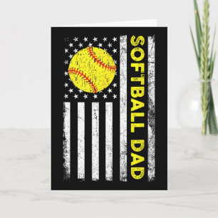 Carte Doux Papa Drapeau Américain en Détresse Fête des P