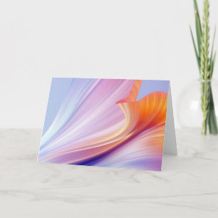 Carte Doux Roulis de Douceur Florale Couverture Lavande