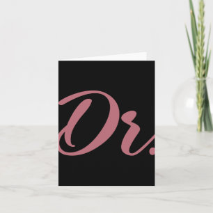 Carte Dr. Docteur Diplômée de la Faculté de Médecine Fem