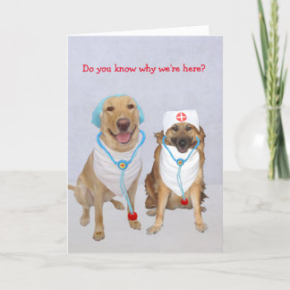Carte Dr Moses et l'infirmière Suzy Q Get Well