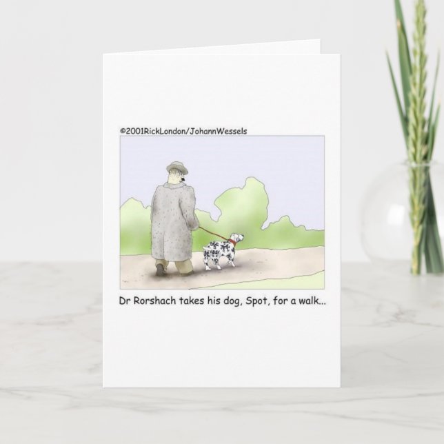 Carte Dr. Roarshach BD, T-Shirts et Objets de Collection (Devant)
