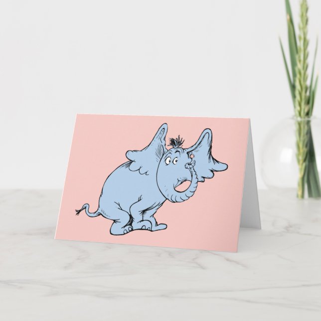 Carte Dr. Seuss | Horton Côté Regard (Devant)
