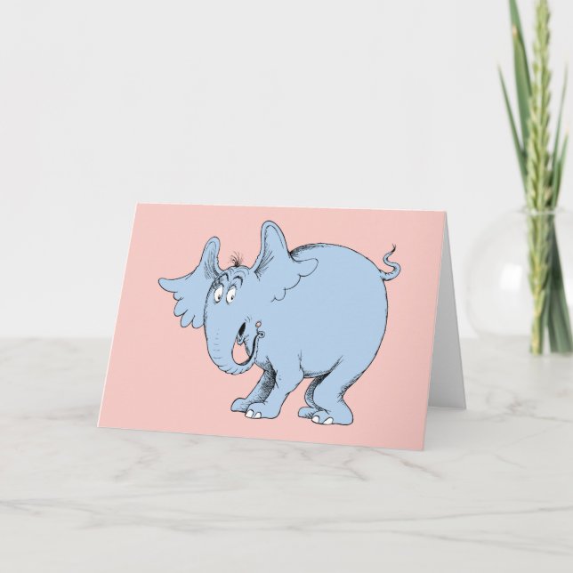 Carte Dr. Seuss | Horton Entend Qui (Devant)