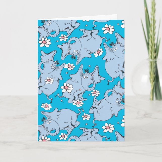 Carte Dr. Seuss Horton entend un Qui (Devant)
