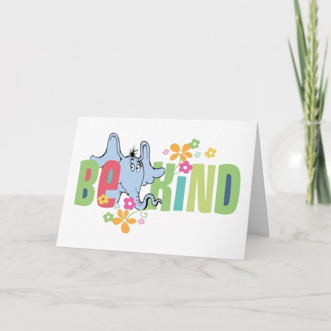 Carte Dr. Seuss Horton Hears A Who | Be Kind (Devant)