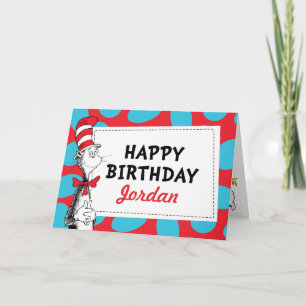 Carte Dr. Seuss   Joyeux Anniversaire !