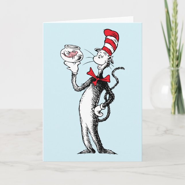 Carte Dr. Seuss | Le Chat Chapeauté & Krinklebine (Devant)