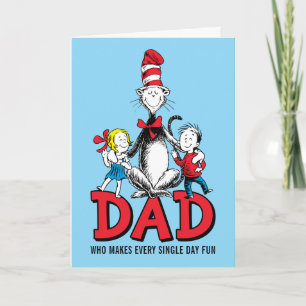 Carte Dr. Seuss Le Chat dans le Chapeau Fête des Pères