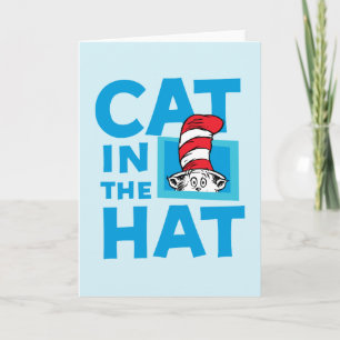 Carte Dr. Seuss Logo du Chat dans le Chapeau