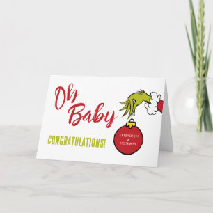 Carte Dr. Seuss   Oh Baby Grinch Baby Félicitations