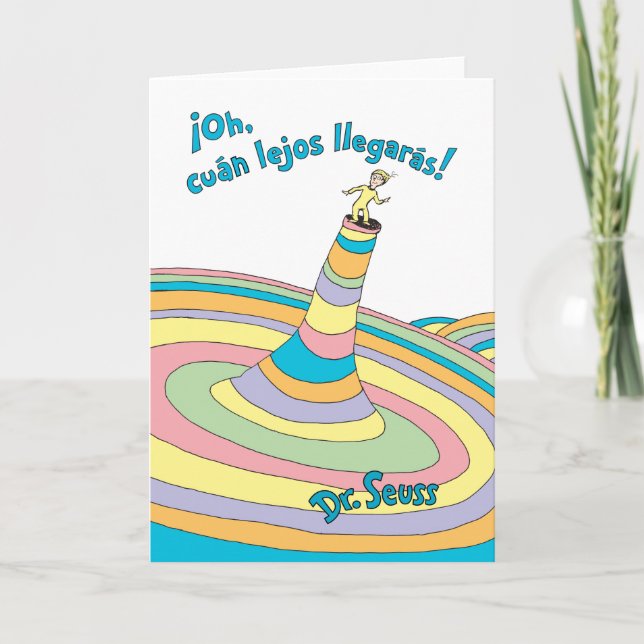 Carte Dr. Seuss | Oh, vous irez loin ! (Devant)