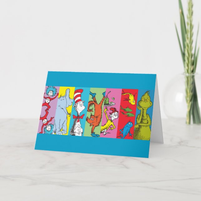 Carte Dr. Seuss | Tranche de personnage (Devant)