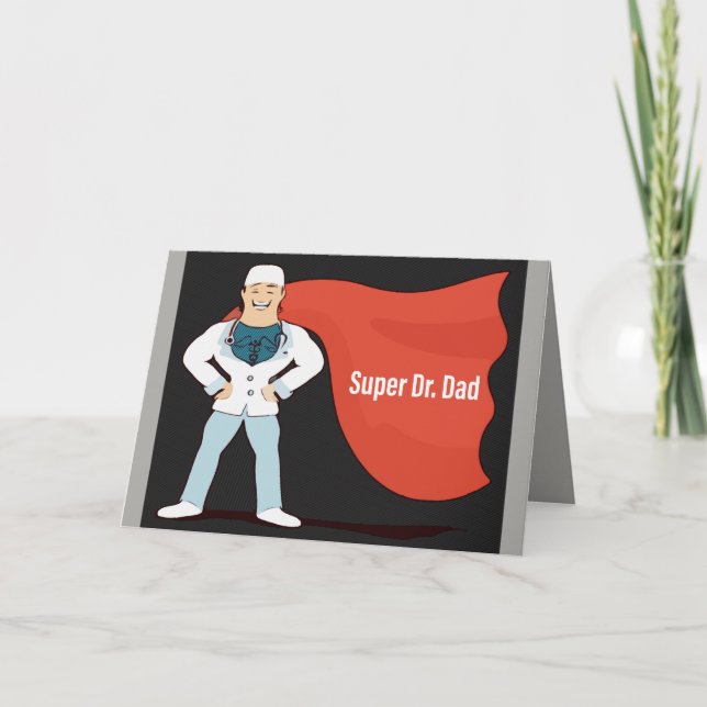 Carte Dr. superbe papa (Devant)