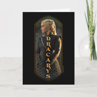 Carte "Dracarys" Daenerys Targaryen Graphic