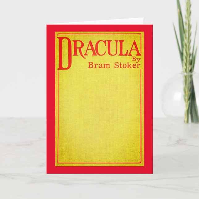Carte Dracula Couverture de la première édition (Devant)