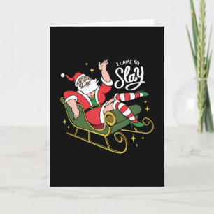 Carte Drag Queen Santa
