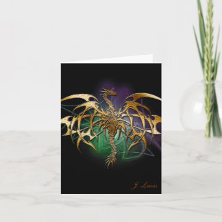 Carte Dragon bronzé