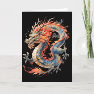 Carte Dragon Chinois Mythologie Asiatique Zodiaque
