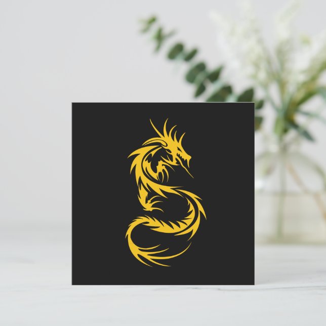 Carte Dragon d'or (Debout devant)